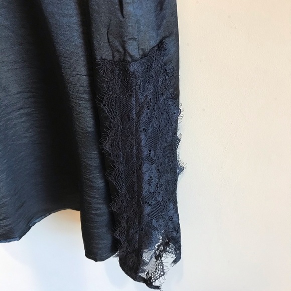 Crescent Black Negligée Nightgown.Intimate S - Picture 3 of 6